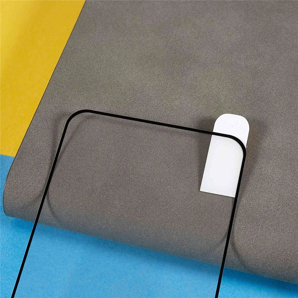 For Motorola Edge (2022) 5G Full Covering Tempered Glass Film Full Glue Silk Printing Black Edge Anti-scratch Screen Protector - 4