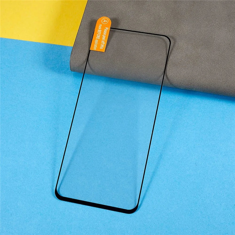 For Motorola Edge (2022) 5G Full Covering Tempered Glass Film Full Glue Silk Printing Black Edge Anti-scratch Screen Protector - 6