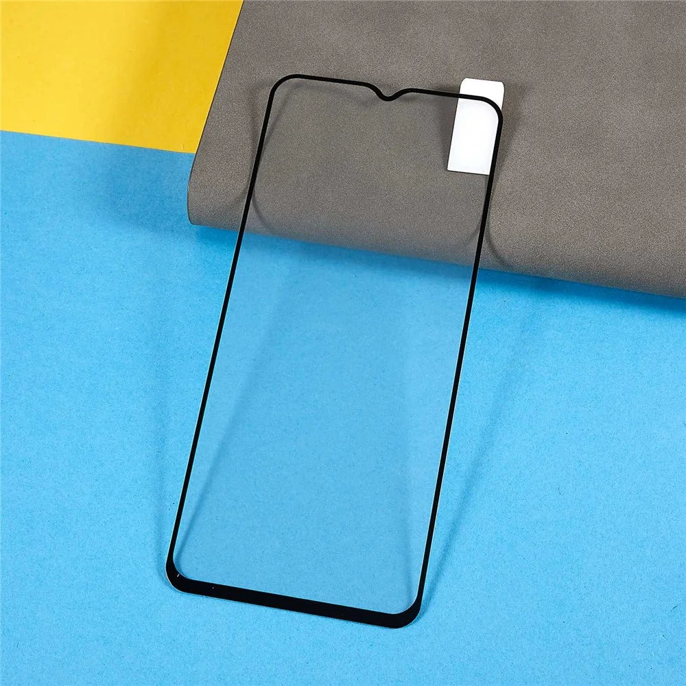 Anti-explosion Screen Protector For Oppo A58 5G, Tempered Glass Full Glue Silk Printing Black Edge Full Covering Film - 3