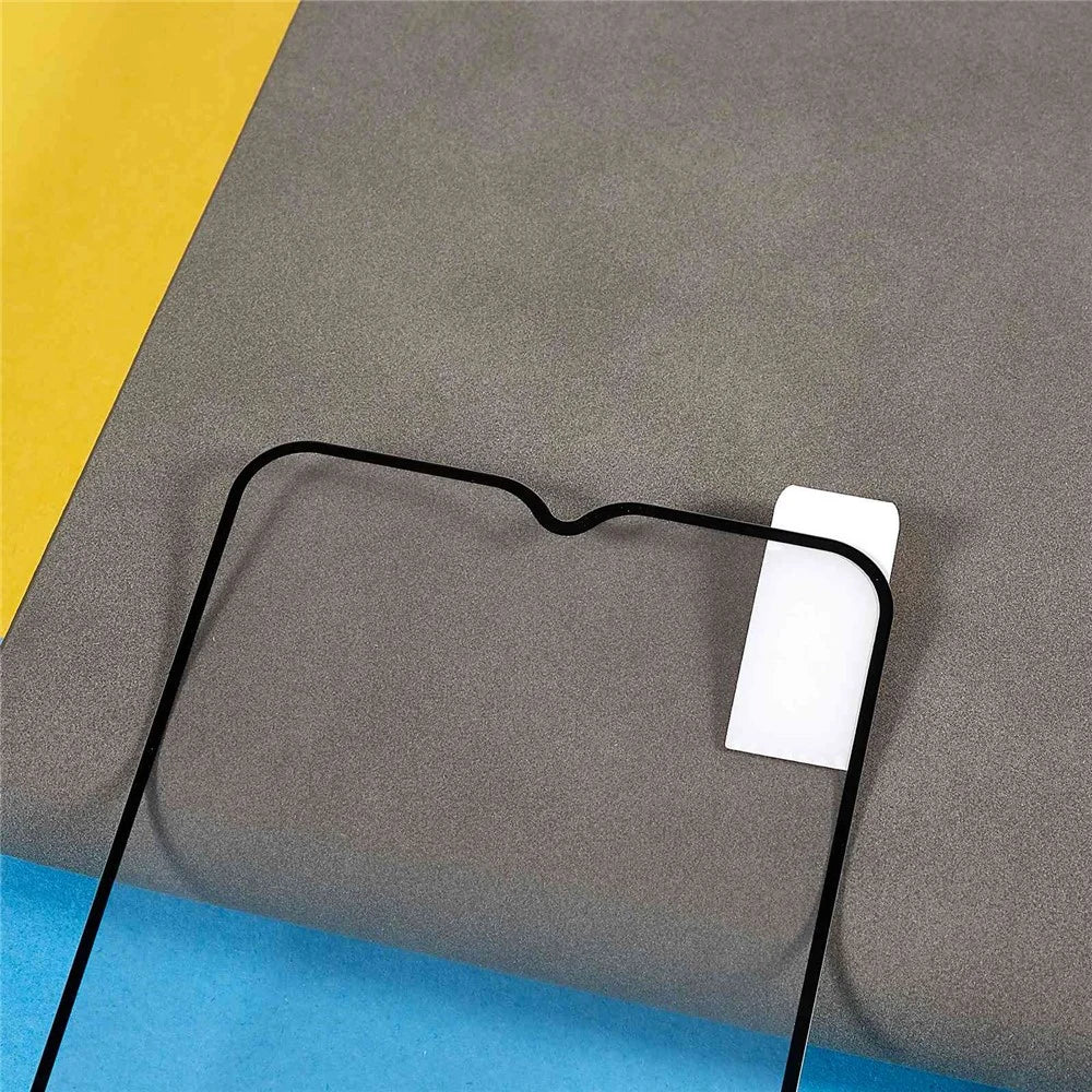 Anti-explosion Screen Protector For Oppo A58 5G, Tempered Glass Full Glue Silk Printing Black Edge Full Covering Film - 4