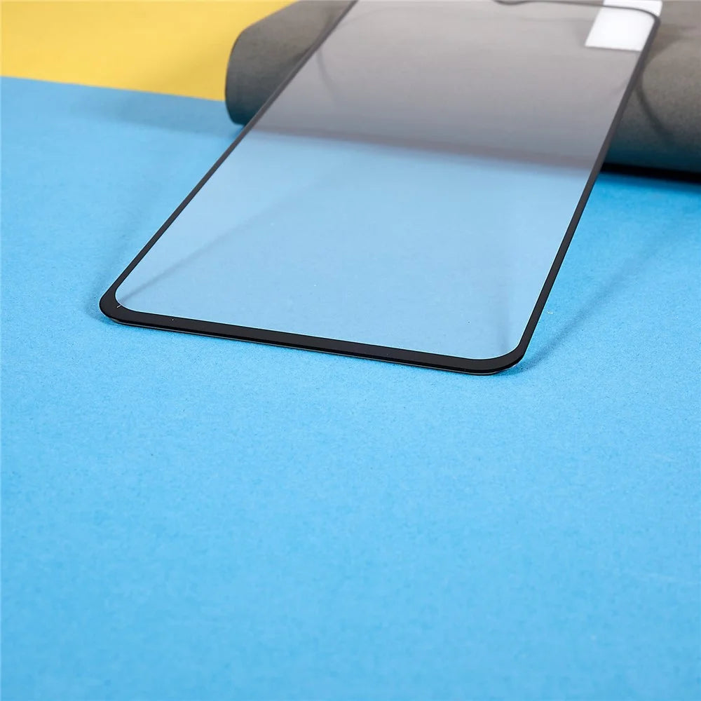 Anti-explosion Screen Protector For Oppo A58 5G, Tempered Glass Full Glue Silk Printing Black Edge Full Covering Film - 5