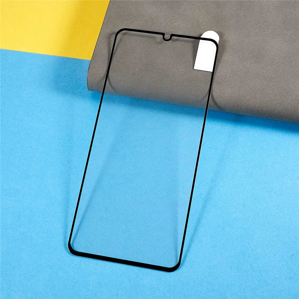 For ZTE Blade A72 4G Tempered Glass Screen Protector HD Clear Full Glue Black Edge Silk Printing Anti-explosion Film Shield - 3