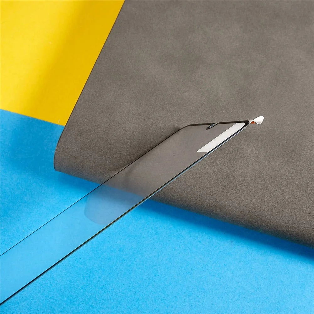For ZTE Blade A72 4G Tempered Glass Screen Protector HD Clear Full Glue Black Edge Silk Printing Anti-explosion Film Shield - 7