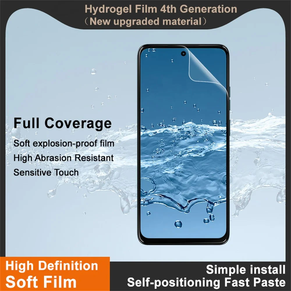 IMAK Hydrogel Film 4th Gen For Motorola Moto G100 5G (2025) / G100s 5G Full Screen Protector Ultra Clear Soft TPU Film - 3