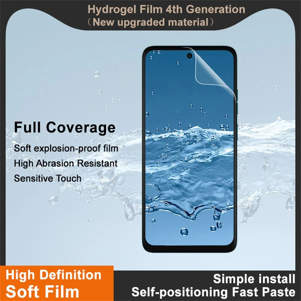 IMAK Hydrogel Film 4th Gen For Motorola Moto G67 Power 5G / G57 Power 5G Full Screen Protector Ultra Clear Soft TPU Film - 3