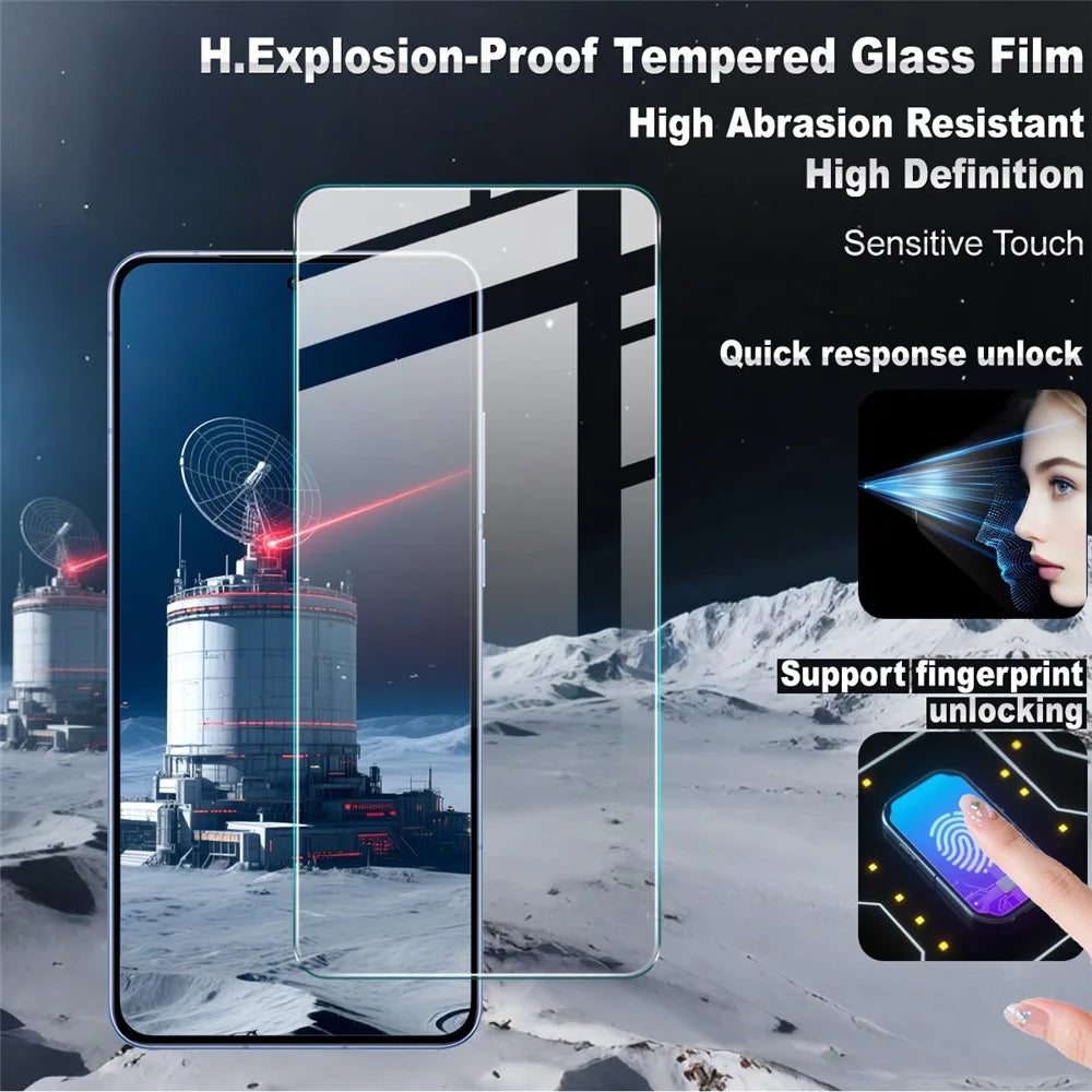 IMAK H Series For vivo iQOO Neo11 5G / Oppo Find X9 Ultra 5G Screen Protector Tempered Glass HD Clear Film (NOT Complete Covering) (Fingerprint Unlock) - 2