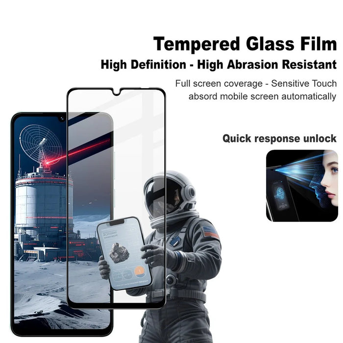 IMAK Pro+ Series For Honor X5c Plus 4G / X5c 4G Tempered Glass Full Screen Protector Sensitive Touch Film - 2