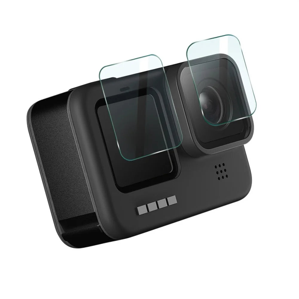 IMAK For DJI Osmo Action 6 Camera Tempered Glass Screen Protector + Lens Protector Kit - 4
