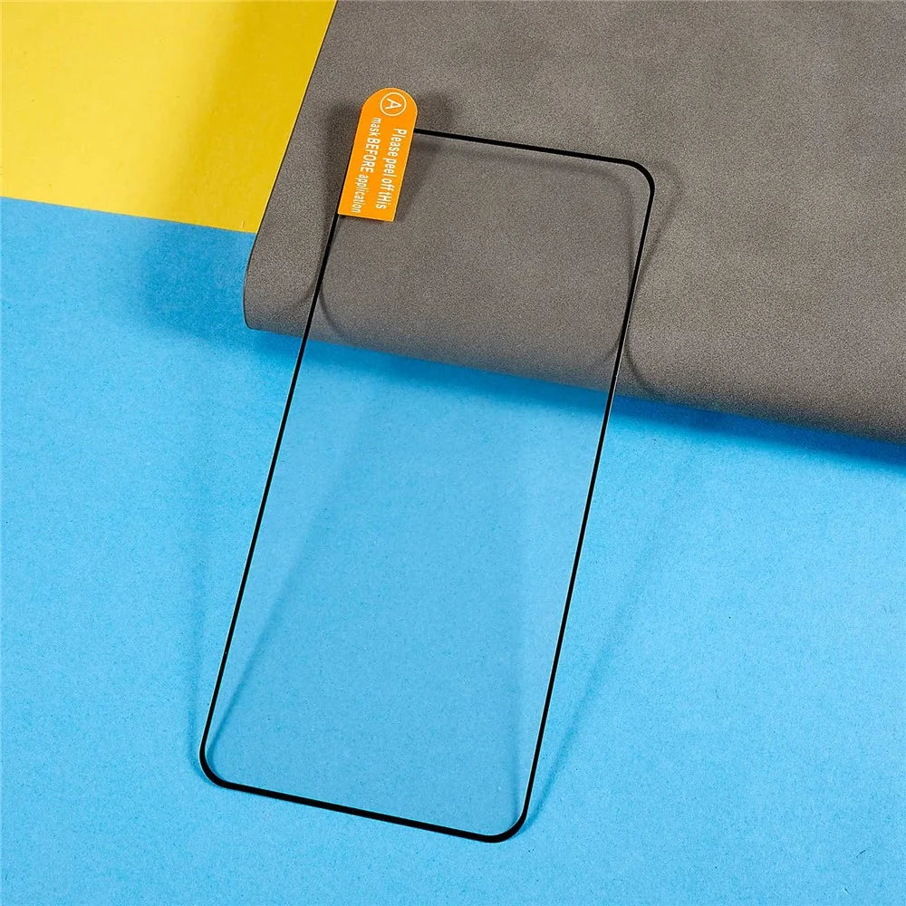 For Realme 10 4G Tempered Glass Screen Protector HD Full Glue Black Edge Silk Printing Anti-explosion Guard Film - 6