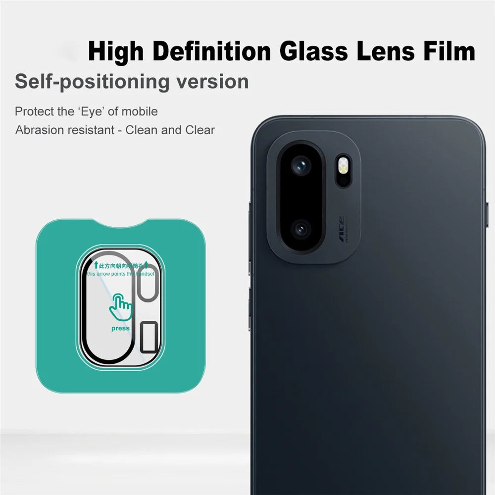IMAK For OnePlus Ace 6 5G Camera Lens Protector Tempered Glass Full Cover Lens Film with Self Positioning Frame - 3