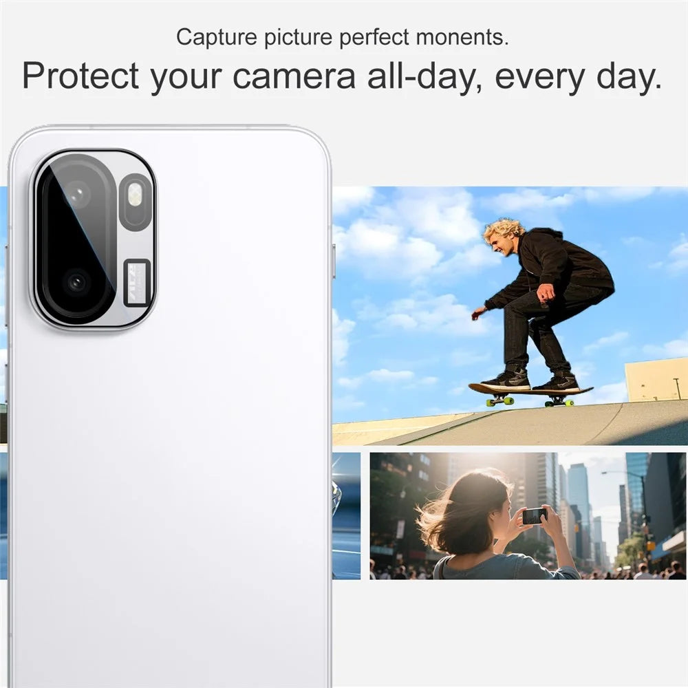 IMAK For OnePlus Ace 6 5G Camera Lens Protector Tempered Glass Full Cover Lens Film with Self Positioning Frame - 5