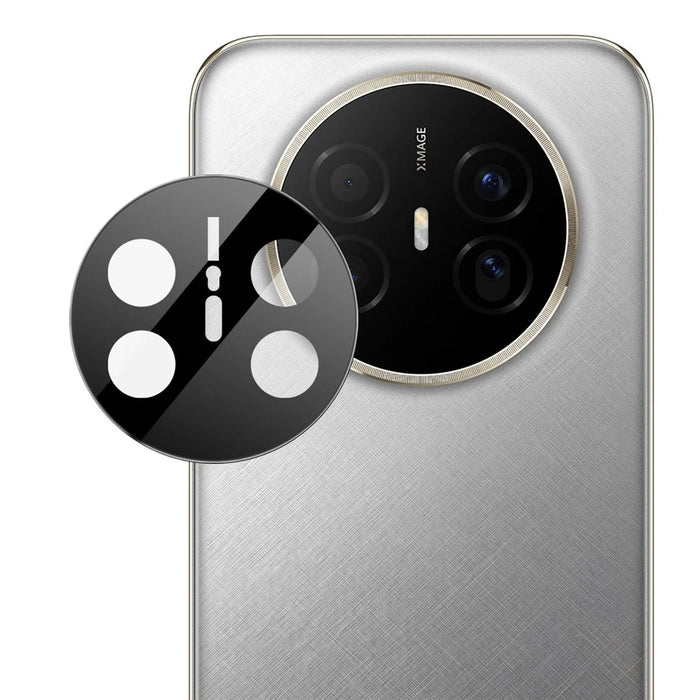 IMAK For Huawei Mate 70 Air Tempered Glass Full Cover Camera Lens Protector with Self Positioning Frame (Black Version) - 2