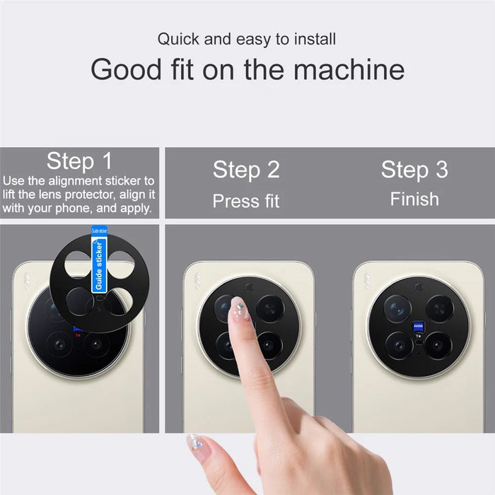 IMAK For vivo X300 Pro 5G Metal Camera Lens Protector Lens Protective Cover - 6
