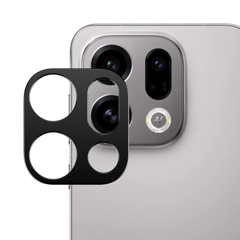 IMAK For Oppo Find X9 5G Metal Camera Lens Protector Lens Protective Cover - Black - 1