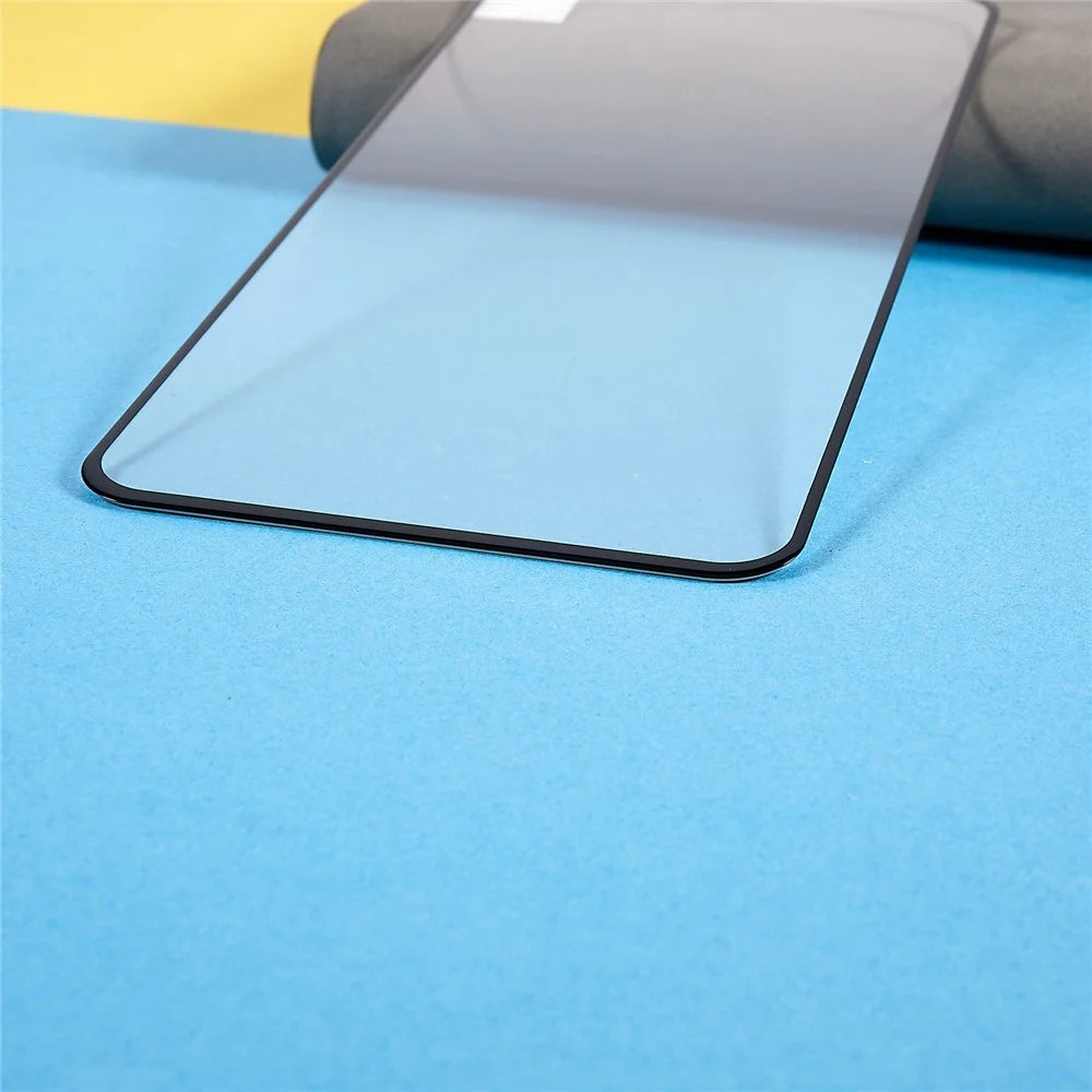 For Huawei nova Y61 4G Black Edge Silk Printing Tempered Glass Screen Protector HD Full Glue Anti-explosion Film - 5