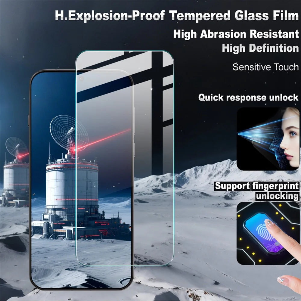 IMAK H Series For Oppo K15 Pro+ 5G / Find X9 Pro 5G Screen Protector Tempered Glass HD Clear Film (NOT Complete Covering) (Fingerprint Unlock) - 2