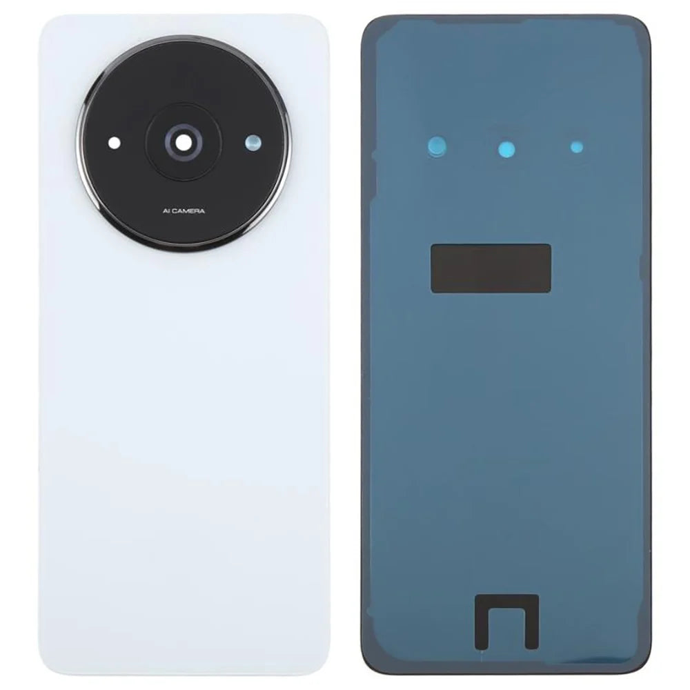 For Xiaomi Redmi A3x 4G OEM Battery Housing Back Cover with Camera Ring Lens Cover Replacement - White - 1