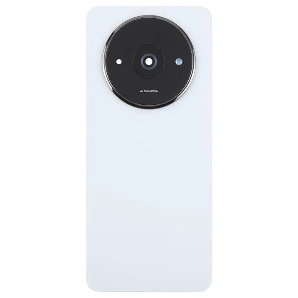 For Xiaomi Redmi A3x 4G OEM Battery Housing Back Cover with Camera Ring Lens Cover Replacement - White - 2