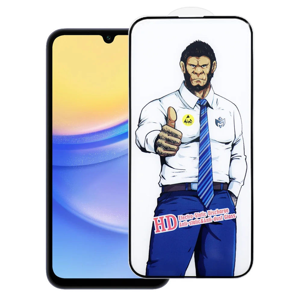 For Samsung Galaxy A15 5G Full Screen Protector Anti-explosion HD Clear High Aluminium-silicon Glass Film - As Shown - 1