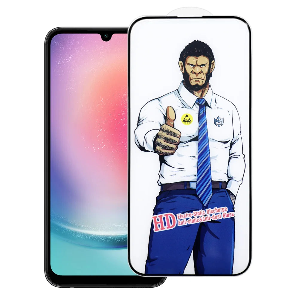 For Samsung Galaxy A24 5G Full Screen Protector Anti-explosion HD Clear High Aluminium-silicon Glass Film - As Shown - 1