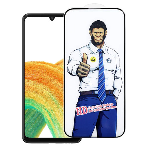 For Samsung Galaxy A33 5G Full Screen Protector Anti-explosion HD Clear High Aluminium-silicon Glass Film - As Shown - 1