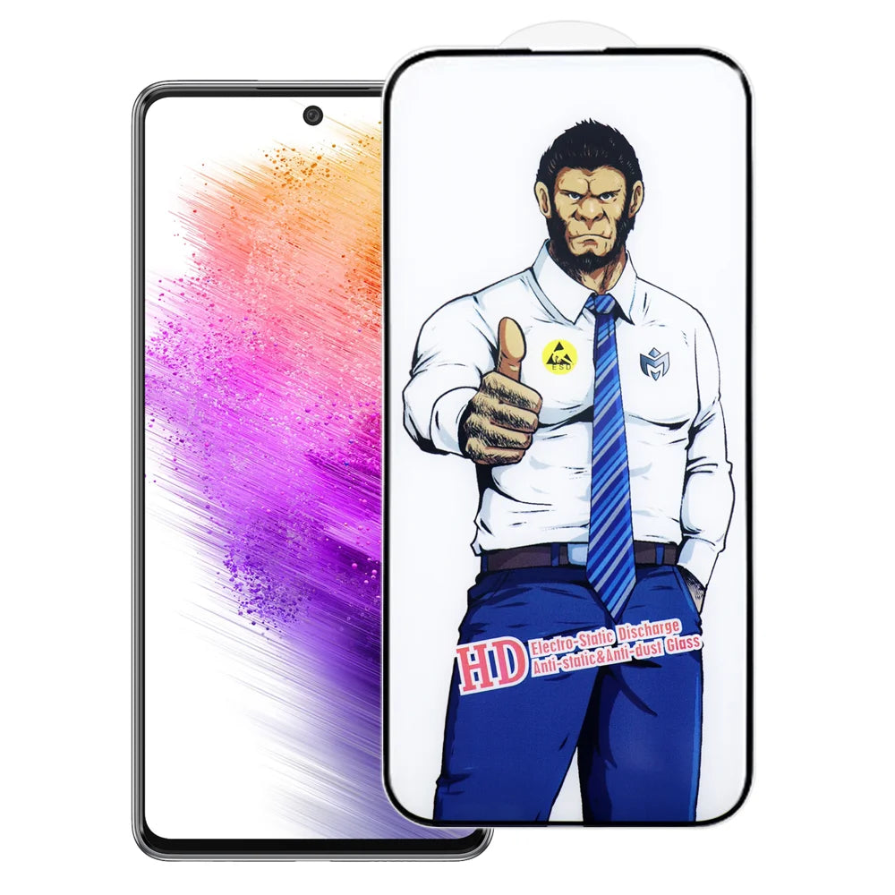 For Samsung Galaxy A73 5G Full Screen Protector Anti-explosion HD Clear High Aluminium-silicon Glass Film - As Shown - 1