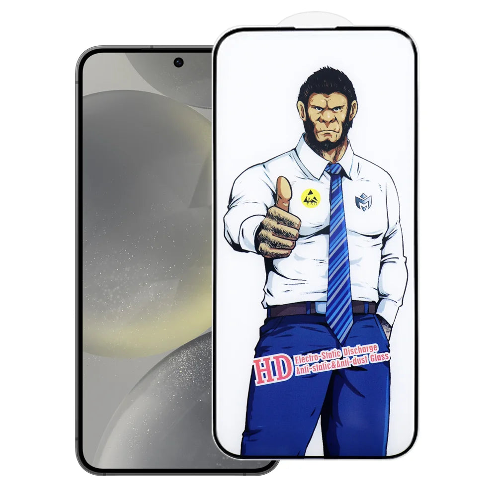For Samsung Galaxy S24+ Full Screen Protector Anti-explosion HD Clear High Aluminium-silicon Glass Film - As Shown - 1