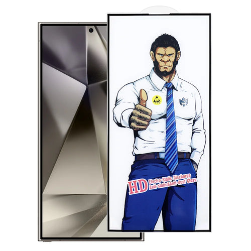 For Samsung Galaxy S24 Ultra Full Screen Protector Anti-explosion HD Clear High Aluminium-silicon Glass Film - As Shown - 1