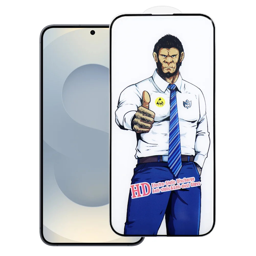 For Samsung Galaxy S25 Full Screen Protector Anti-explosion HD Clear High Aluminium-silicon Glass Film - As Shown - 1