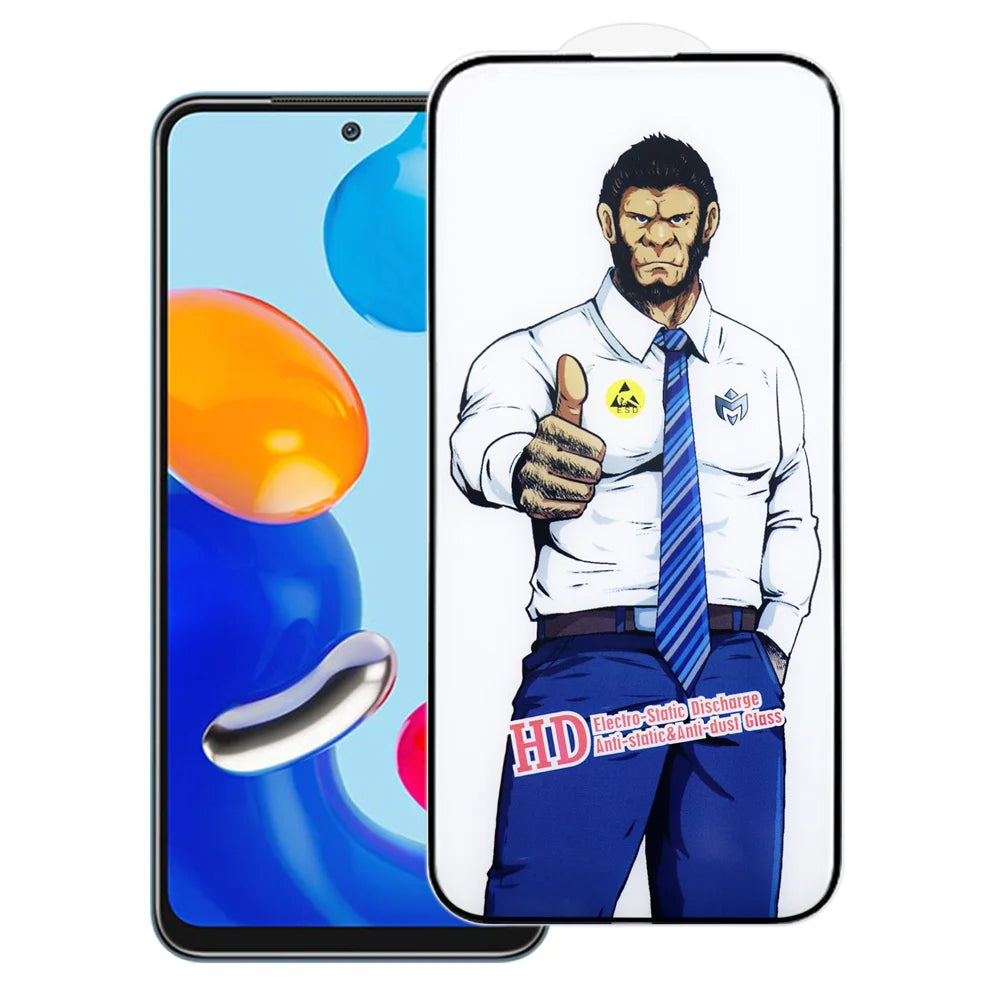 For Xiaomi Redmi Note 11 5G Full Screen Protector Anti-explosion HD Clear High Aluminium-silicon Glass Film - As Shown - 1