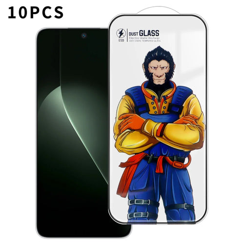 For Honor GT 10Pcs Full Screen Protector 3D Arc 120C Anti-Static Silk Printing High Aluminium-silicon Glass Film - As Shown - 1