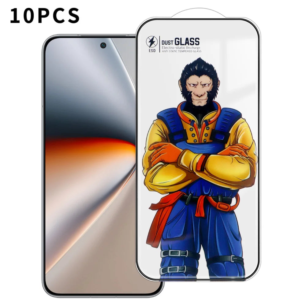 For Honor GT Pro 10Pcs Full Screen Protector 3D Arc 120C Anti-Static Silk Printing High Aluminium-silicon Glass Film - As Shown - 1