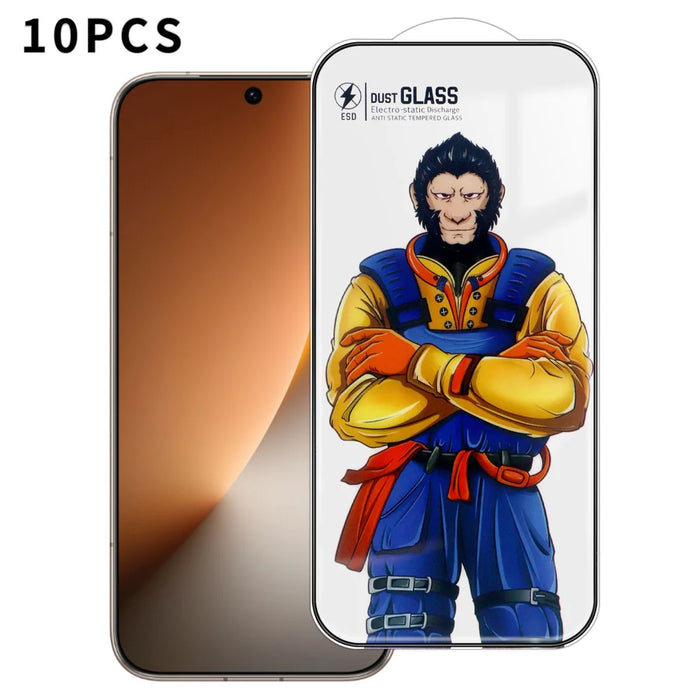 For Honor Magic8 5G 10Pcs Full Screen Protector 3D Arc 120C Anti-Static Silk Printing High Aluminium-silicon Glass Film - As Shown - 1
