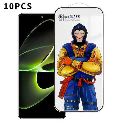 For Honor X40 GT 5G 10Pcs Full Screen Protector 3D Arc 120C Anti-Static Silk Printing High Aluminium-silicon Glass Film - As Shown - 1