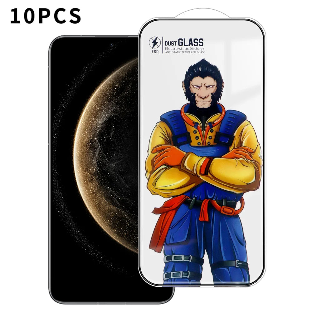 For Huawei Mate 70 10Pcs Full Screen Protector 3D Arc 120C Anti-Static Silk Printing High Aluminium-silicon Glass Film - As Shown - 1