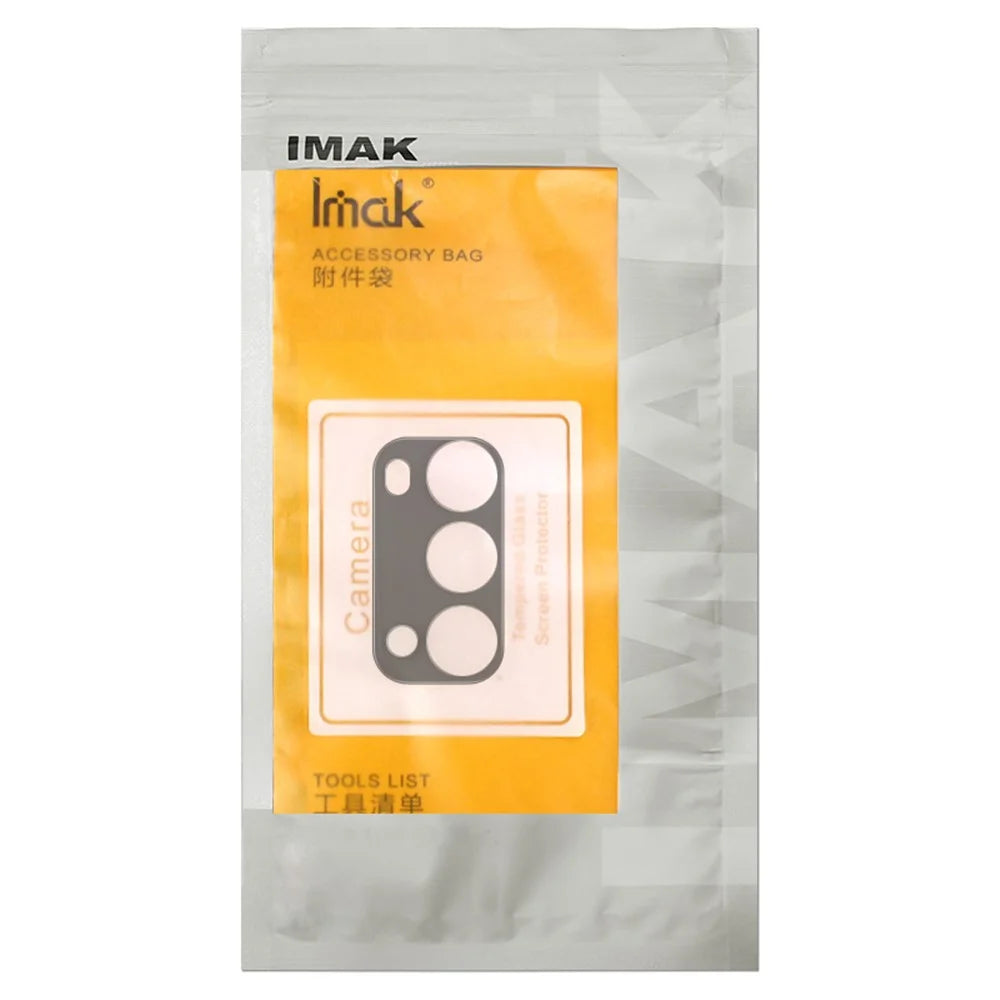 IMAK Tempered Glass Lens Protector + Acrylic Lens Cap for Samsung Galaxy S23+ / S23, Protective Camera Lens Film (Black Version) - 6