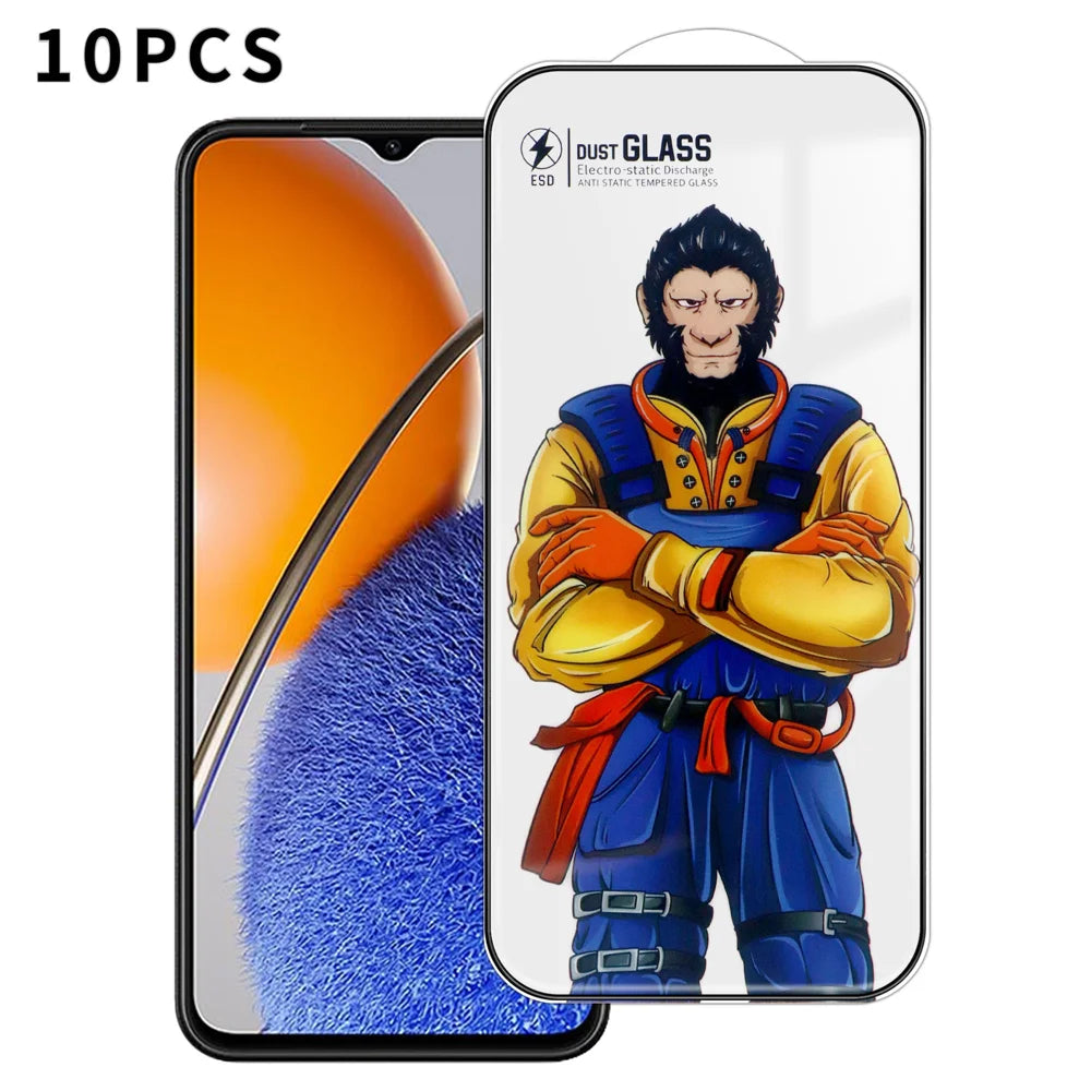 For Huawei nova Y61 4G 10Pcs Full Screen Protector 3D Arc 120C Anti-Static Silk Printing High Aluminium-silicon Glass Film - As Shown - 1