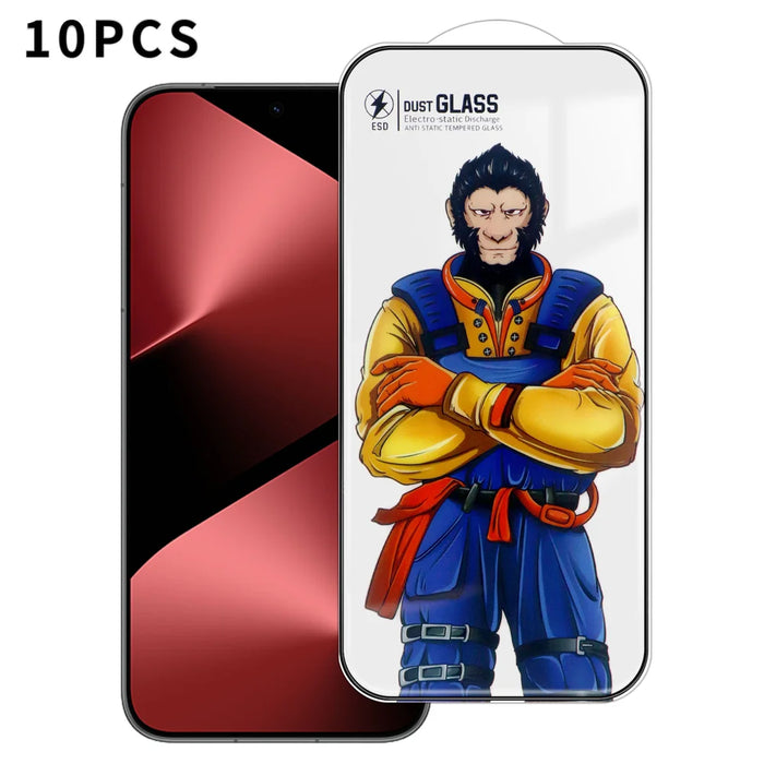 For Huawei Pura 80 10Pcs Full Screen Protector 3D Arc 120C Anti-Static Silk Printing High Aluminium-silicon Glass Film - As Shown - 1