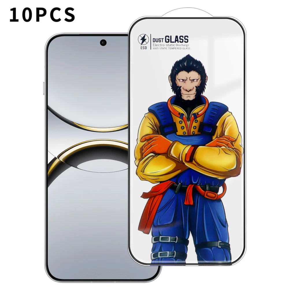 For Oppo Find X8 5G 10Pcs Full Screen Protector 3D Arc 120C Anti-Static Silk Printing High Aluminium-silicon Glass Film - As Shown - 1