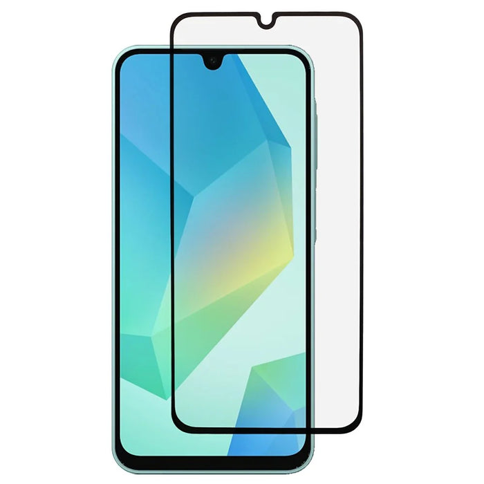 For vivo T4 Lite 5G Tempered Glass Silk Printing Side Glue Full Coverage Screen Protector - Black - 1