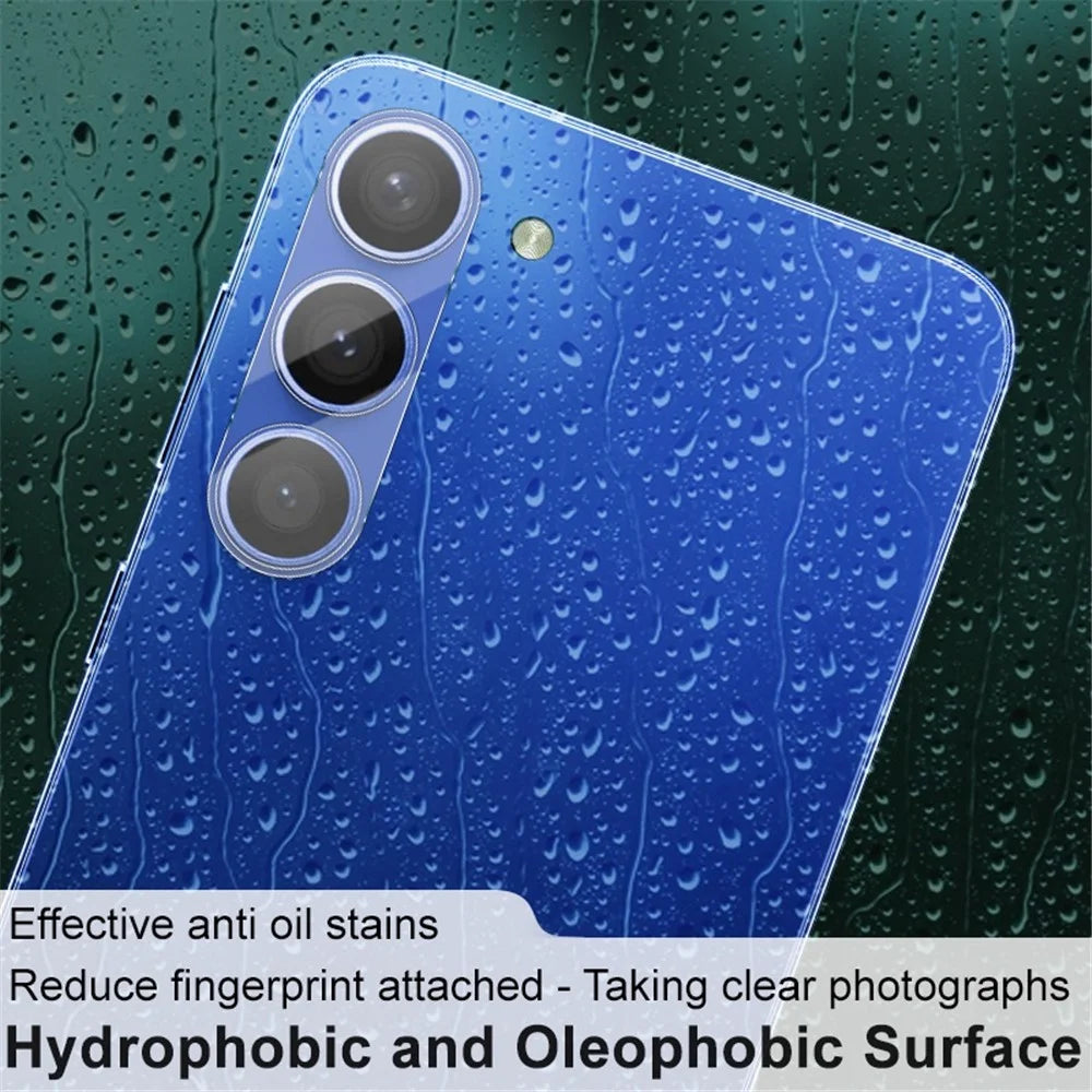 IMAK Anti-scratch Ultra Clear Camera Lens Protector for Samsung Galaxy S23 / S23+, Integrated Tempered Glass Lens Film + Acrylic Lens Cap - 4