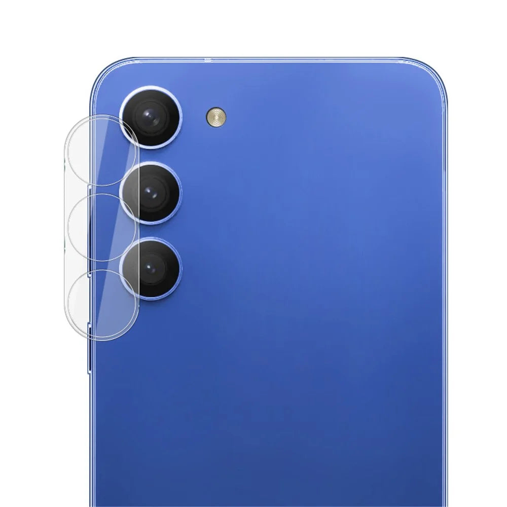 IMAK Anti-scratch Ultra Clear Camera Lens Protector for Samsung Galaxy S23 / S23+, Integrated Tempered Glass Lens Film + Acrylic Lens Cap - 5