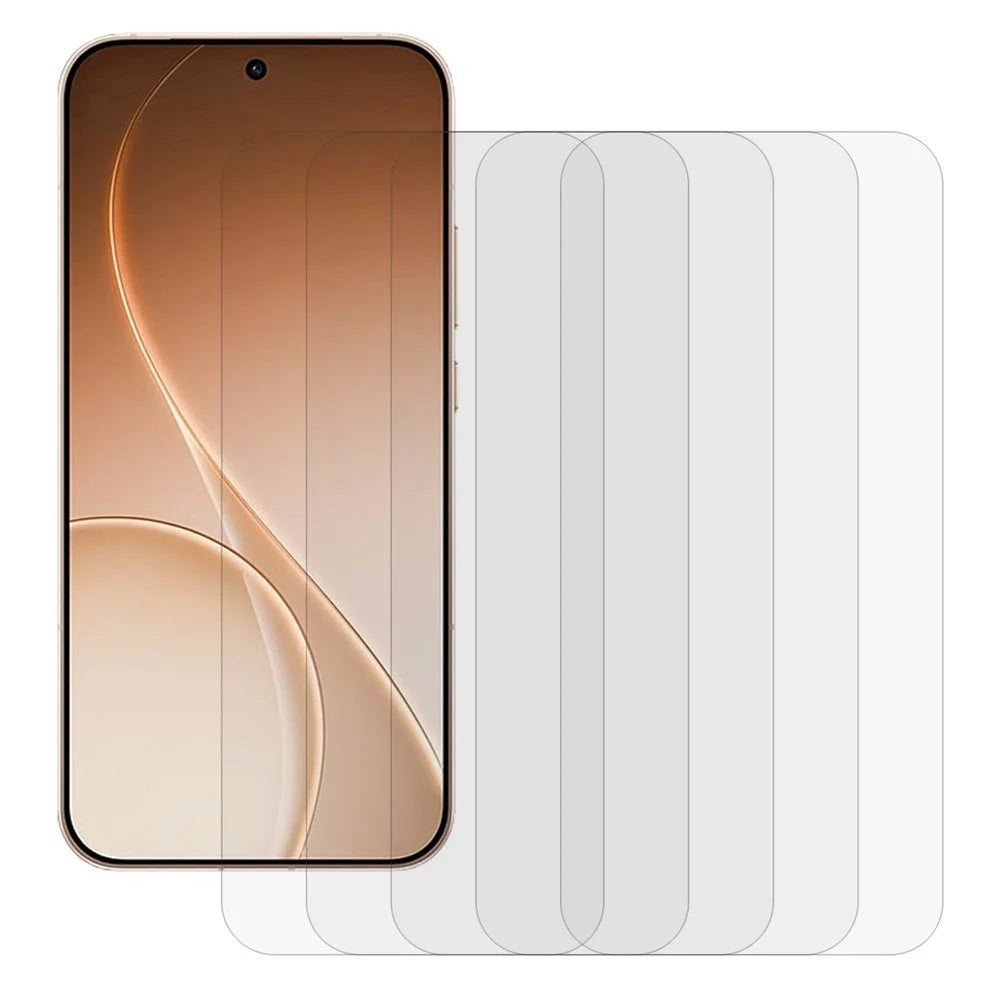 5Pcs For Oppo Reno15 Pro Max 5G (Global) / Reno15 Pro 5G (China) Front Screen Protector 0.3mm 2.5D Tempered Glass Clear Film - 1