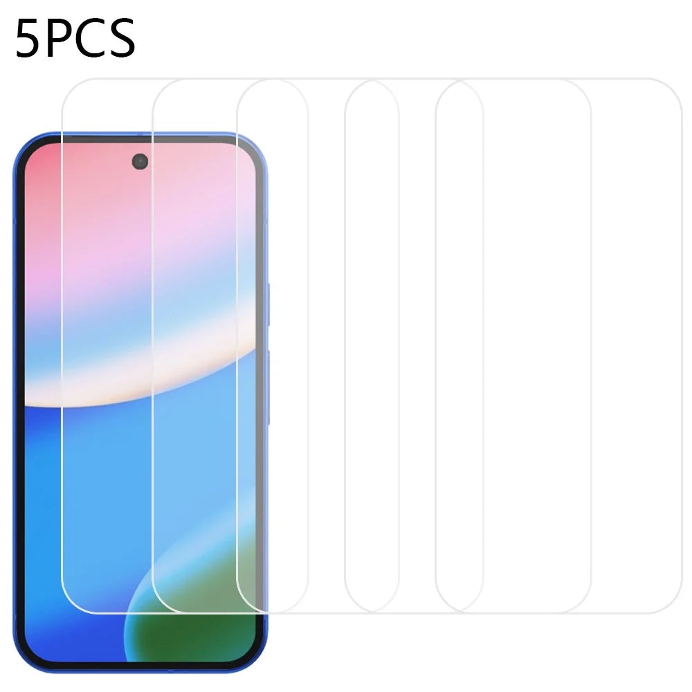 5Pcs For Google Pixel 10a Front Screen Protector 0.3mm 2.5D Tempered Glass Clear Film - 1