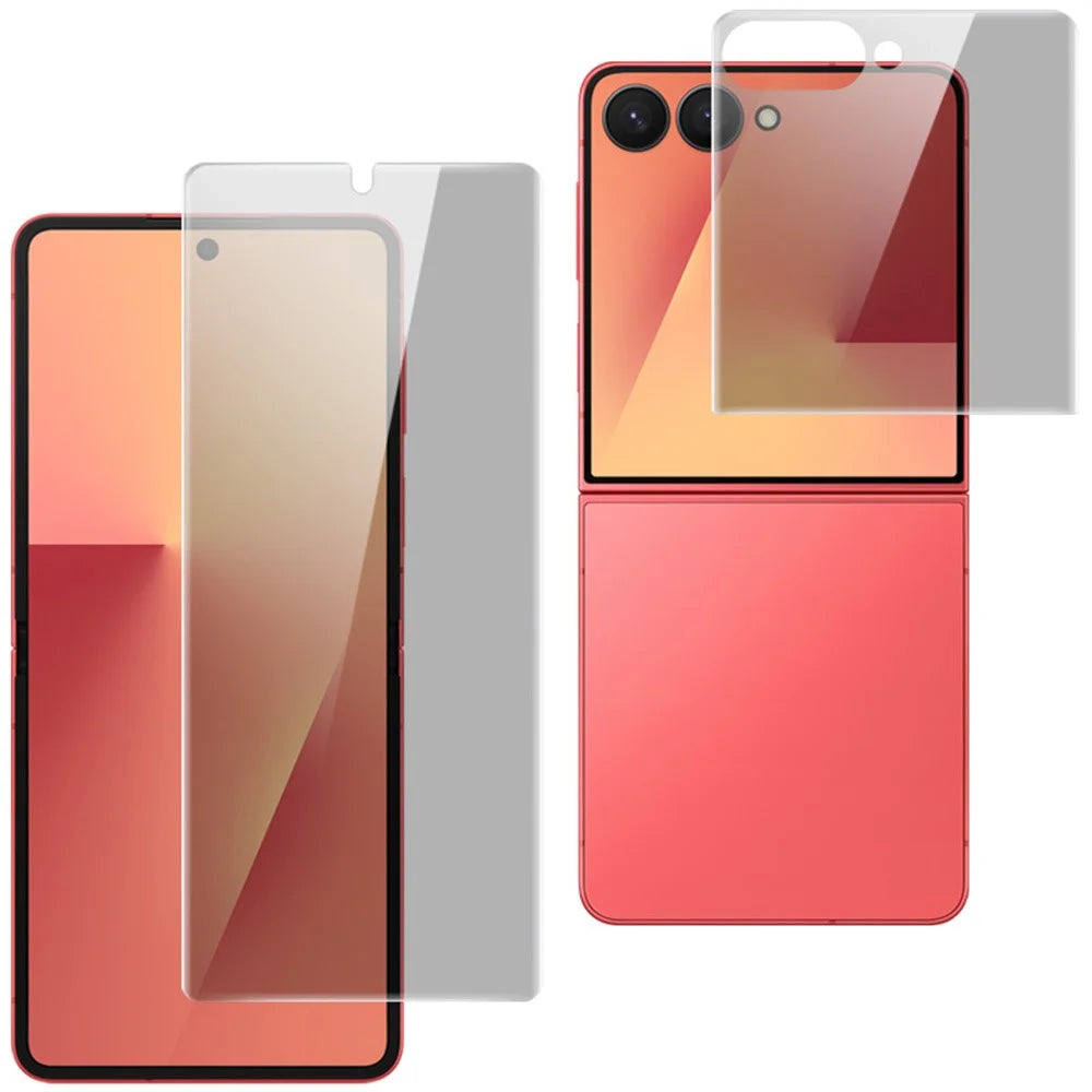 IMAK Privacy Hydrogel Film III for Samsung Galaxy Z Flip8 / Z Flip7 5G 1 Set Anti-Spy TPU Full Screen Film (Front Screen + Inner Large Screen) - 2