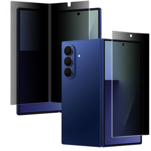 IMAK Privacy Hydrogel Film III for Samsung Galaxy Z Fold7 5G 1 Set Anti-Spy TPU Full Screen Film (Front Screen + Inner Large Screen) - 1