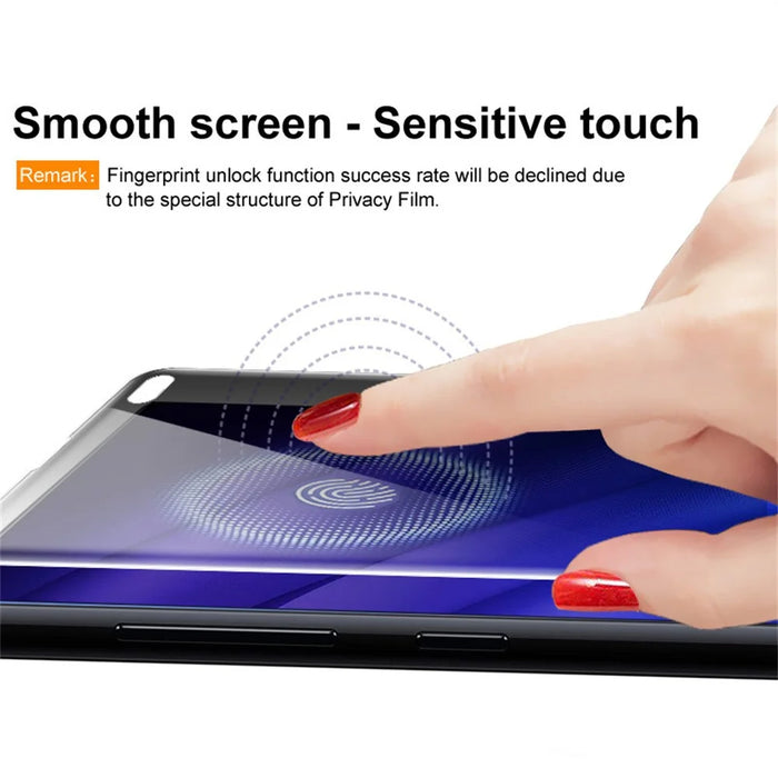 IMAK Privacy Hydrogel Film III for Honor Magic8 Pro 5G Anti-Spy Soft TPU Full Screen Protector (Fingerprint Unlock) - 6