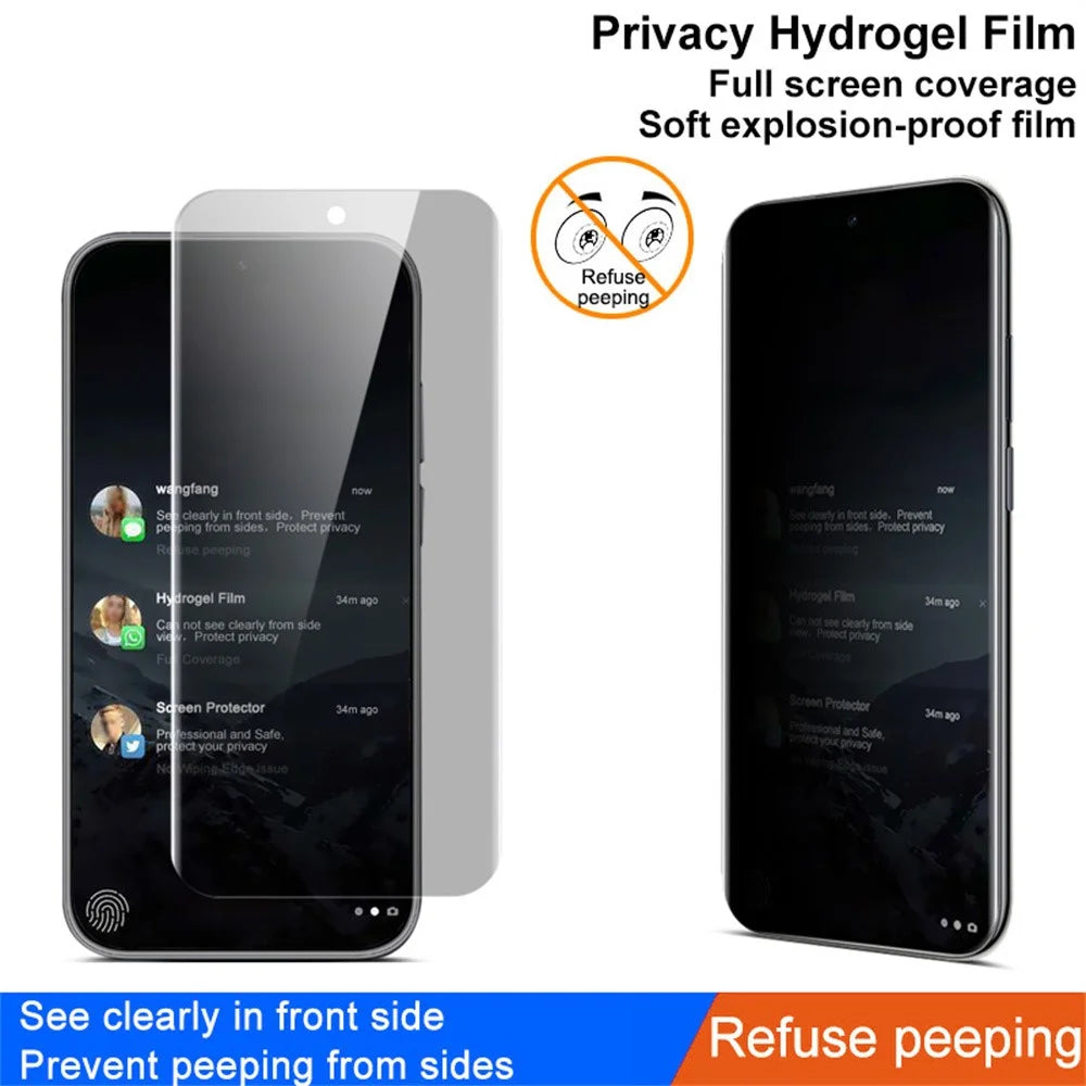 IMAK Privacy Hydrogel Film III For Huawei Mate 70 Air Anti-Spy TPU Phone Screen Film Full Covering Screen Protector - 5