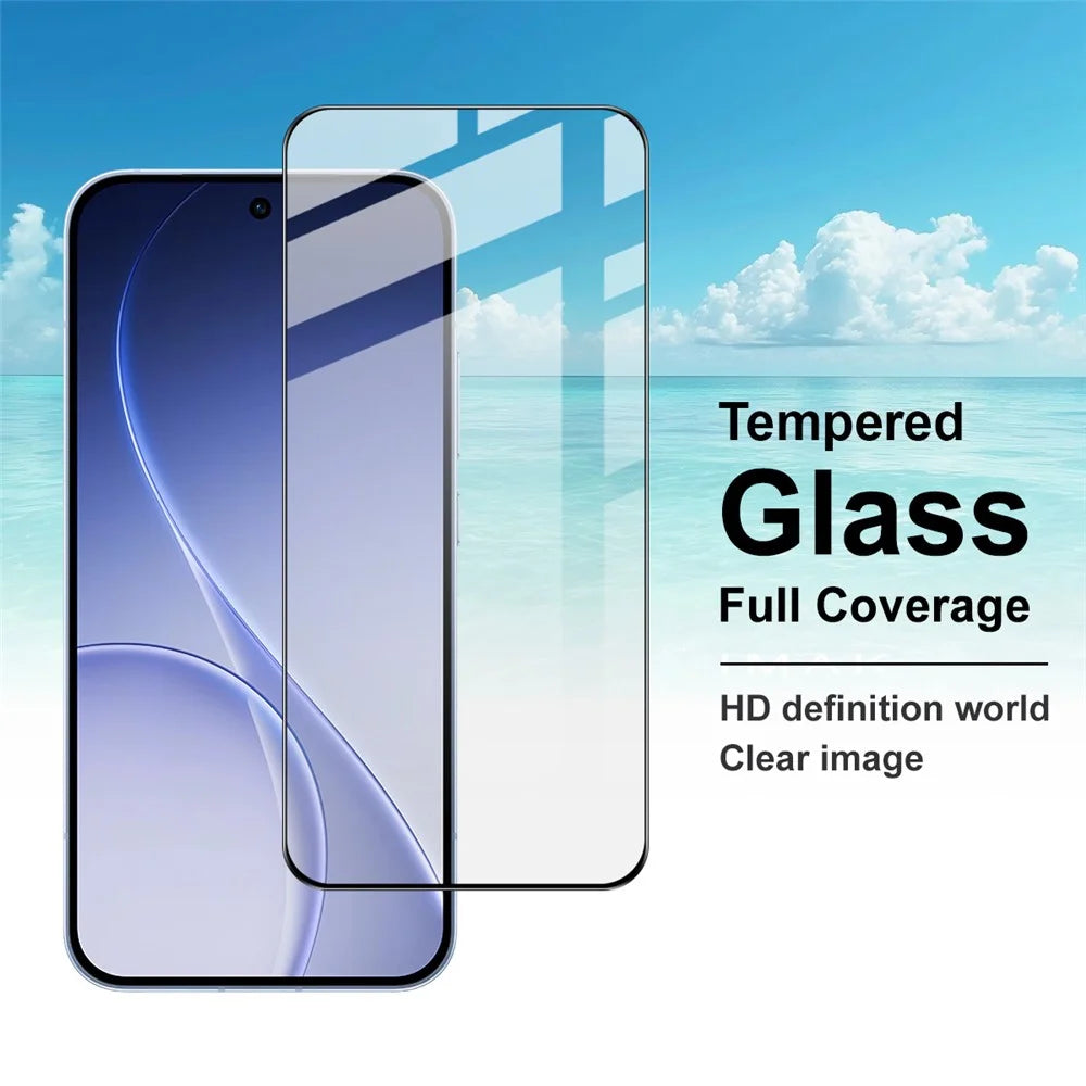 IMAK Pro+ Series For Oppo Reno15 Pro 5G (Global) / Reno15 5G (China) Screen Protector Full Coverage Tempered Glass Film (Fingerprint Unlock) - 3