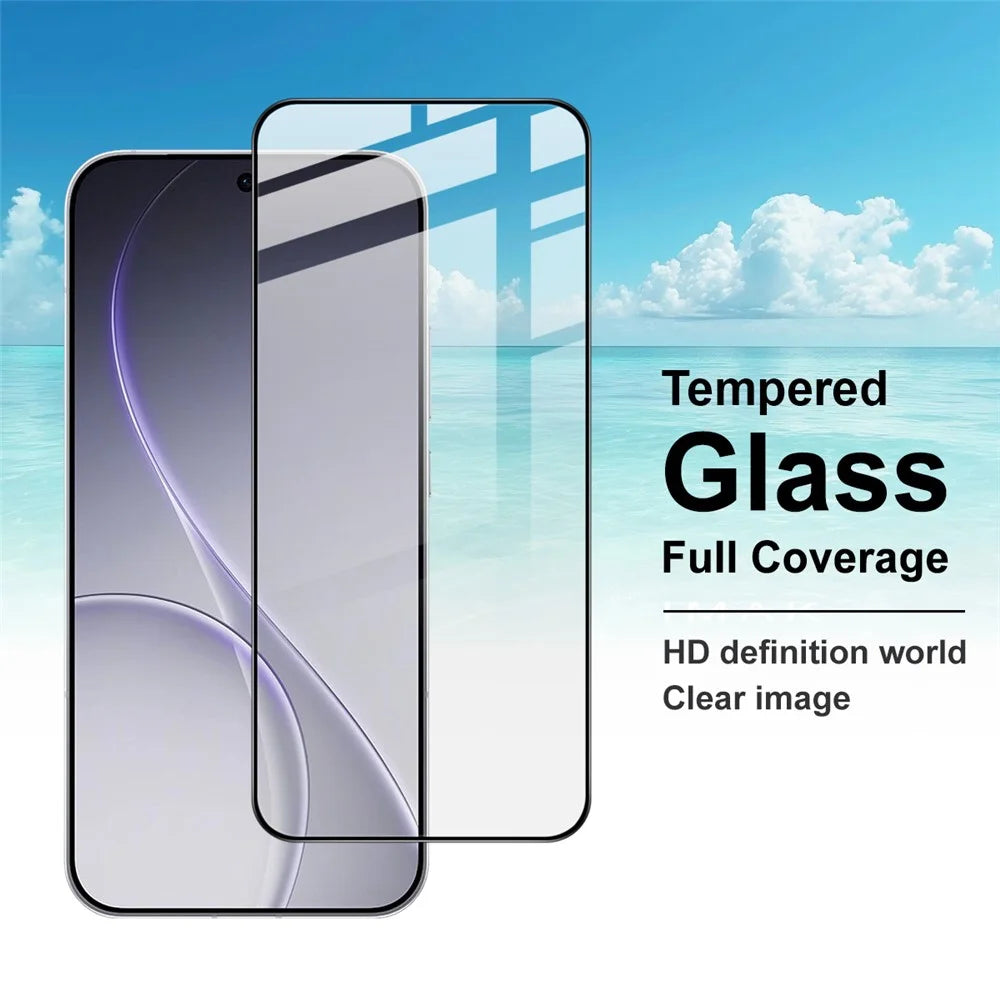 IMAK Pro+ Series For Oppo Reno15 Pro Max 5G (Global) / Reno15 Pro 5G (China) Screen Protector Full Coverage Tempered Glass Film (Fingerprint Unlock) - 3